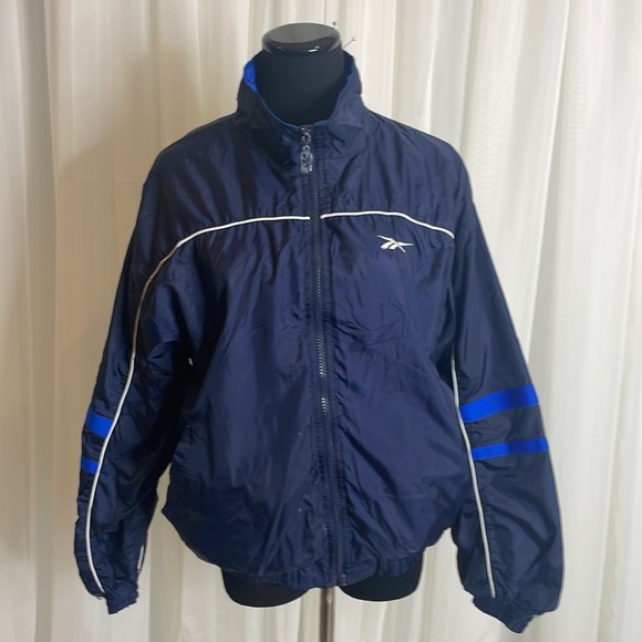 Reebok Other - Dark Blue/Blue REEBOK Zippered Jacket